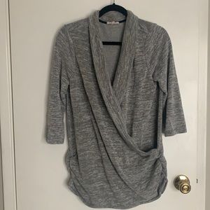 41 Hawthorn faux wrap sweater